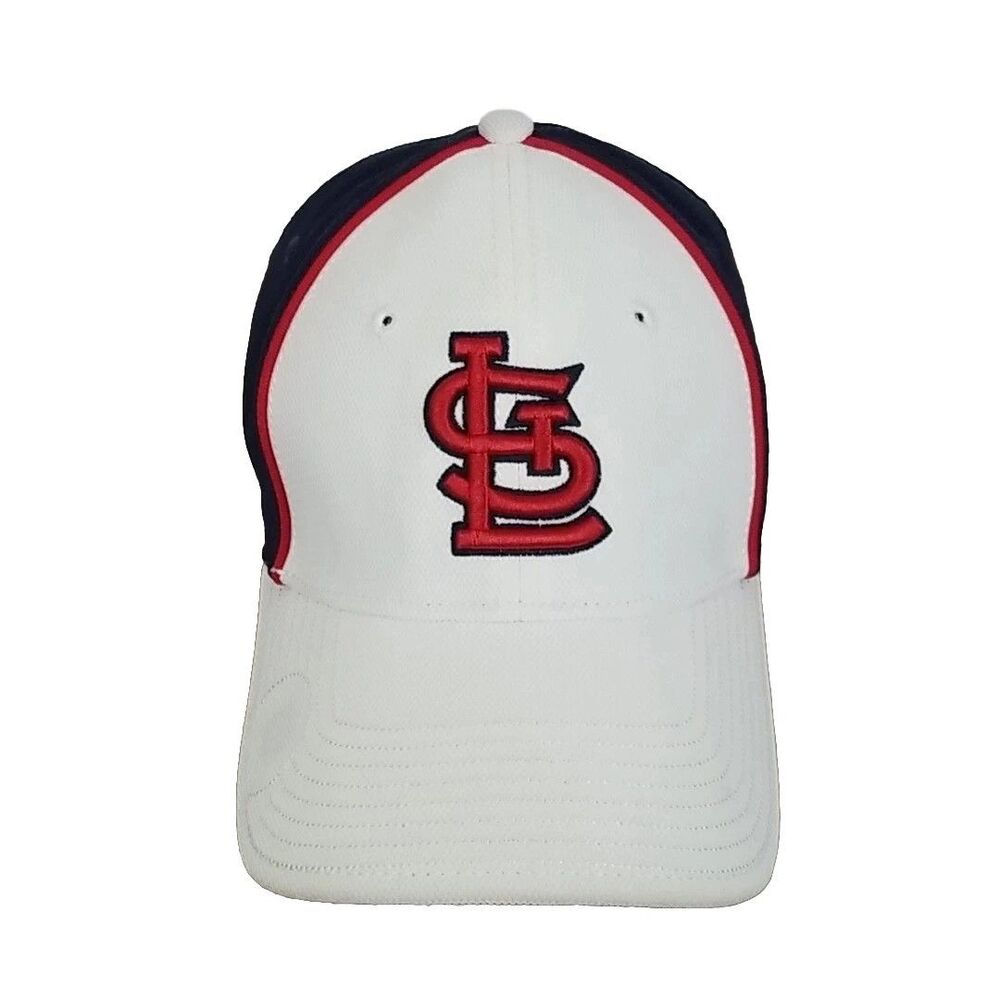 Vtg New Era St Louise Cardinals Fitted Baseball Hat Cap Medium/ Large